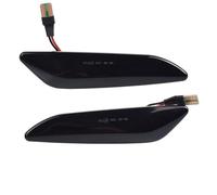 Huhpa 2pcs LED Dynamic Side Marker Light Arrow Turn Signal Blinker Lamps For Alfa For Romeo 156 147 For Fiat For Tipo/For Lancia For Delta 3 Ypsilon(Dynamic Smoked Black)