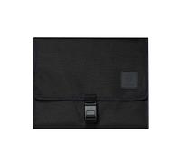 Huhu Baby Changing Bag - Compact Portable Changing Mat for Travel - Wipe Clean Foldable Changing Mat (Mid Night) Black