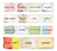 Huhumy 15 Pcs Hospital Bags for Labor and Delivery Resealable Birth Hospital Bag Essentials Frosted Clear Maternity Mommy Hospital Bag for Newborn Baby Shower Diaper Mom Gift Organizing