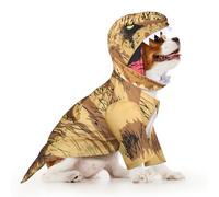 Huhumy T. Rex Dog Costume Dinosaur Dog Costume Halloween Dino Pet Clothes for Pet Cat Halloween Party Cosplay Events Photo Props, Large