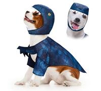 Huhumy Velociraptor Dog Costume Dinosaur Dog Costume Halloween Dino Pet Clothes for Pet Cat Halloween Party Cosplay Events Photo Props, Medium