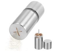 HuhWafee Nutmeg Mill, Nutmeg Mill with Storage Container, Steel Grinder, Stainless Steel Spice Mill, Spice Grater Grater with Airtight Lid, Easy to Clean, for Spices and Nuts, Tonka Beans