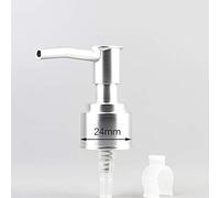 HUI JIN 24 MM Opening,Stainless Steel Liquid Soap and Lotion Dispenser Pump Replacement, For Kitchen Bathroom Worktop BottlesPack of 2