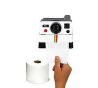 HUI JIN Creative Tissue Box Holder Bedroom Living Room Retro Cute Camera Roll Paper Storage Box White