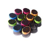 HUI JIN Pencil Sharpener Double Hole Manual for Pencils Colored Hand with Rust 12pcs