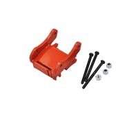 Hui-na Excavator Quick Hitch Connector Bucket Changer Full Metal For 1550 1580 1592 1/14 RC Excavator Metal Bucket Parts (Color : Red Connector)