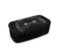 HUIACONG Black Cat Pencil Cases for Girls Age 10-11 Big Capacity Pencilcases Aesthetic Pencil-Cases Lightweight Pencil Case
