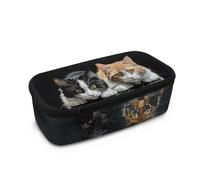 HUIACONG Cat Pencil Cases for Boys 11-12 Tiger Black Pencils Case Children's Pencil Case Large Capacity Pensil Case
