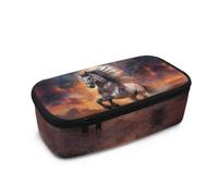 HUIACONG Western Pencil Cases Girls Big Capacity Pencil Pouch Horse Pencils Case Large Capacity Pencil Case Pencilcases