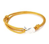 HuiApparel Unique Unisex Adjustable Nylon Little Whale Wrap Bracelet - 14" Length, One Size, Nylon, no gemstone