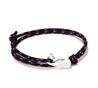 HuiApparel Unique Unisex Adjustable Nylon Little Whale Wrap Bracelet - 14" Length, One Size, Nylon, no gemstone
