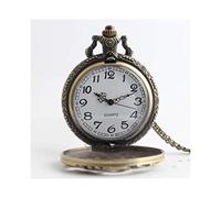 HUIBBGO Classic Stylish Pocket Watch.Men's Pocket Watch and Chain,Classic Locomotive Model Quartz Pendant Hanging Watch As A Retro Gift for Father's Day/Birthday/Anniversary Precise