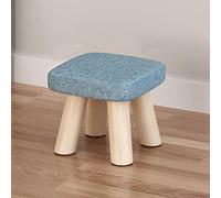 HUIBBGO Foot Stool s Shoe Change Stool Small Footstool Rest Stool Square Foot Stools Footstools for Living Room s for The Bedroom,Dog-26x26x20cm