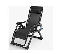 HUIBBGO Patio Chair Zero Gravity Lounge Chair Recliners Folding Lawn Chair Oversized Outdoor Chair With Cup Holder And Pillow For Pool Deck Camping Beach Steel Frame Support 150kg