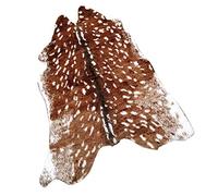 Huichenxing2021 FURSTORE Faux Fur Deer Hide Rug, Animal Skin Cowhide Area Rug Mat Non-Slip for Home Living Room Bedroom 35.4x41.3inch