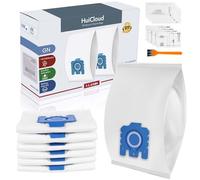 HuiCloud 14 Pack 3D Efficiency GN Dust Bags Compatible with Miele Hoover Vacuum Cleaner Bags Fits for Classic C1 Complete C2 Complete C3, S2 S5 S8 Series with 4 Motor Protection & 4 Exhaust Filters