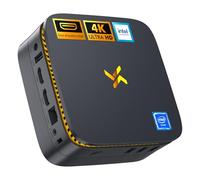 Huidun [3 Years Warrant] H30 Silent Mini PC Intel Twin Lake N150 (Beat 4300U/3500U), Win 11 pro Micro PC 16GB 512GB SSD, Mini Desktop Computers Support 2 * 4K@60Hz HDMI, USB3.2, VESA Mount for Office