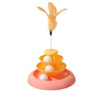 HUIFACAI Cats Toy Roll Track Cats Tower Toy Interaction Cats Toy Indoor Toy Boredom Cats Stress Toy