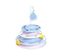 HUIFACAI Cats Turntable Toy RollerTrack Cats Hunting Toy Interaction Cats Entertainment Boredom Cats Anxiety Toy