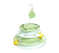 HUIFACAI Cats Turntable Toy RollerTrack Cats Hunting Toy Interaction Cats Entertainment Boredom Cats Anxiety Toy
