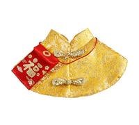 HUIFACAI Chinese New Year Pet Costume for Dog Festival Party Pet Cloak with RedEnvelope for Spring Festival Photo Props