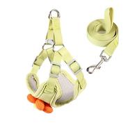 HUIFACAI Dog Leash Slip Lead Vest with Lovely Flower Vest Rope 4ft Long Pet Strong Training Walking Swimming Hiking Lead