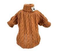 HUIFACAI Dog Sweater Winter Warm Dog Clothes for Small Dog Turtlenecks Windproof Pet Clothing Kitten Cats Christmas Sweater