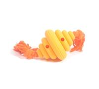 HUIFACAI Dogs Knot Rope Toy Food Dispenser Leakage Food Eatting Knot Rope Toy Interactively Pet Mouth Clean Teething Training Toy
