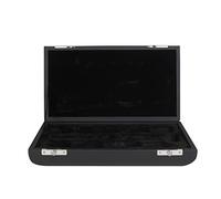 HUIFACAI Oboe Case, Black, PU Leather, Zipper Closure, Classic Style, 33x18x7.6cm