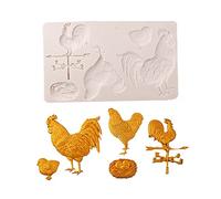 HUIFACAI Silicone Chocolate Moulds Fondant Molds Chicken Nest Shaped Silicone Material Baking Moulds Cake Decorating Tools
