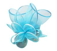 HUIFACAI Vintage Flapper Headband with Black Feather Net Flower and Hairpin Hairpieces Hair Accessories for Various Occasion