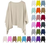 HUIFUAO 3/4 Sleeve Cotton and Linen Cardigans for Women UK Open Front Lightweight Breathable Shrugs and Boleros Autumn Dressy Kimono Cover Ups Shawls (A01-Beige, L)