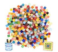 Huiguli 1000g Mosaic Tiles, 7000Pcs Squares and Ceramic Tiles