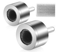 Huiguli 2Pcs Copper Pipe Cleaner, 15mm+22mm Drill Tube Cleaning Brush, Replaceable Pipe Cleaners Plumbing, Plumbing Drill for Electric Bit