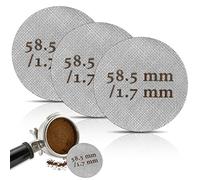 Huiguli Puck Screen 58.5mm, 3Pcs 58mm Puck Filter for Coffee, Coffee Puck Filter 1.7mm Thickness 150μm, 316 Stainless Steel Reusable Coffee Filter for Espresso Home Office