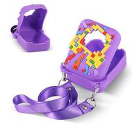 Huiguli Silicone Case for Bitzee - Full Cover Protective Case with Colorful Pattern, Blue