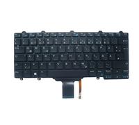 HuiHan Replacement for Dell Latitude E5250 E5270 E7250 E7270 Series GR/German Backlit Keyboard