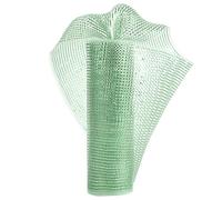 HUIHUANG Sage Green Deco Mesh 10 inch Wide Light Green Christmas Mesh Ribbon Metallic Deluxe Foil Mesh Ribbon for Christmas Tree, Garlands, Staircase, Wreath Supplies, Swags, Large Bows-10 Yards