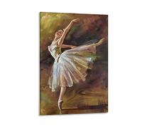 HUIHUO Edgar Degas Ballet Dancer Poster Print Photo Art Painting Canvas Poster Home Decorative Bedroom Modern Decor Posters Gifts 08x12inch(20x30cm)