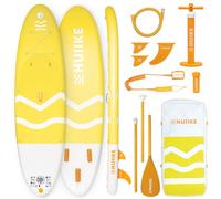 HUIIKE Stand Up Paddle Board for Adults with Accessories Included, Oar, Fins, Pump. Inflatable Sup Board Great Stability and Resistance. 10’ x 33" x 5.9", Maximum Load 286 lb