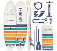 HUIIKE Stand Up Paddle Board for Adults with Accessories Included, Oar, Fins, Pump. Inflatable Sup Board Great Stability and Resistance. 10’ x 33" x 5.9", Maximum Load 286 lb