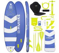 HUIIKE Stand Up Paddle Board for Adults with Accessories Included, Oar, Fins, Pump. Inflatable Sup Board Great Stability and Resistance. 10’ x 33" x 5.9", Maximum Load 286 lb