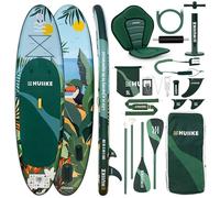 HUIIKE Stand Up Paddle Board for Adults with Accessories Included, Oar, Fins, Pump. Inflatable Sup Board Great Stability and Resistance. 10’ x 33" x 5.9", Maximum Load 286 lb