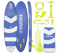 HUIIKE Stand Up Paddle Board for Adults with Accessories Included, Oar, Fins, Pump. Inflatable Sup Board Great Stability and Resistance. 10’ x 33" x 5.9", Maximum Load 286 lb