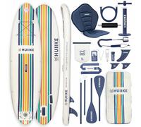 HUIIKE Stand Up Paddle Board for Adults with Accessories Included, Oar, Fins, Pump. Inflatable Sup Board Great Stability and Resistance. 10’ x 33" x 5.9", Maximum Load 286 lb