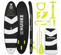 HUIIKE Stand Up Paddle Board for Adults with Accessories Included, Oar, Fins, Pump. Inflatable Sup Board Great Stability and Resistance. 10’ x 33" x 5.9", Maximum Load 286 lb