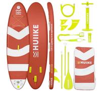 HUIIKE Stand Up Paddle Board for Adults with Accessories Included, Oar, Fins, Pump. Inflatable Sup Board Great Stability and Resistance. 10’ x 33" x 5.9", Maximum Load 286 lb