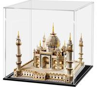 HUIJINTAO Clear Acrylic Display Case Countertop Box Cube Organizer Stand Dustproof Protection Showcase for Action Figures/Toys/Collectibles(4x4x4inch;10x10x10cm)