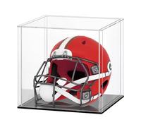 HUIJINTAO Clear Acrylic Display Case Countertop Box Cube Organizer Stand Dustproof Protection Showcase for Action Figures/Toys/Collectibles(12.6x12.6x12.8inch;33x33x33cm)