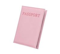 HUIJIQX 1pc PU Leather Possport Cover Case for World Travel Passport Protector Organizer Universal Passport Holder Bag Case Sleeve(Pink)